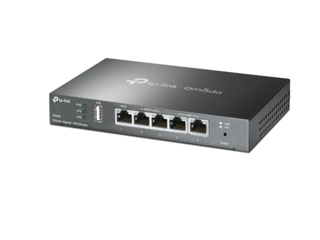 TP-Link Omada ER605 Gigabit VPN Router with Multi-WAN & 4G Backup TP-Link Omada ER605 Gigabit VPN Router with Multi-WAN & 4G Backup